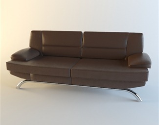 【现代双人沙发3D模型】_室外_全景图